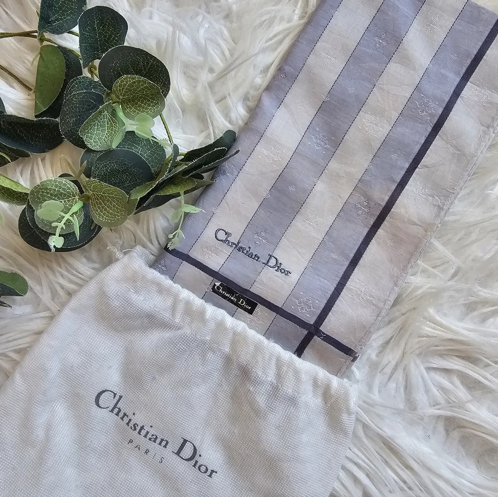 Christian Dior scarf, and dusty - vintage